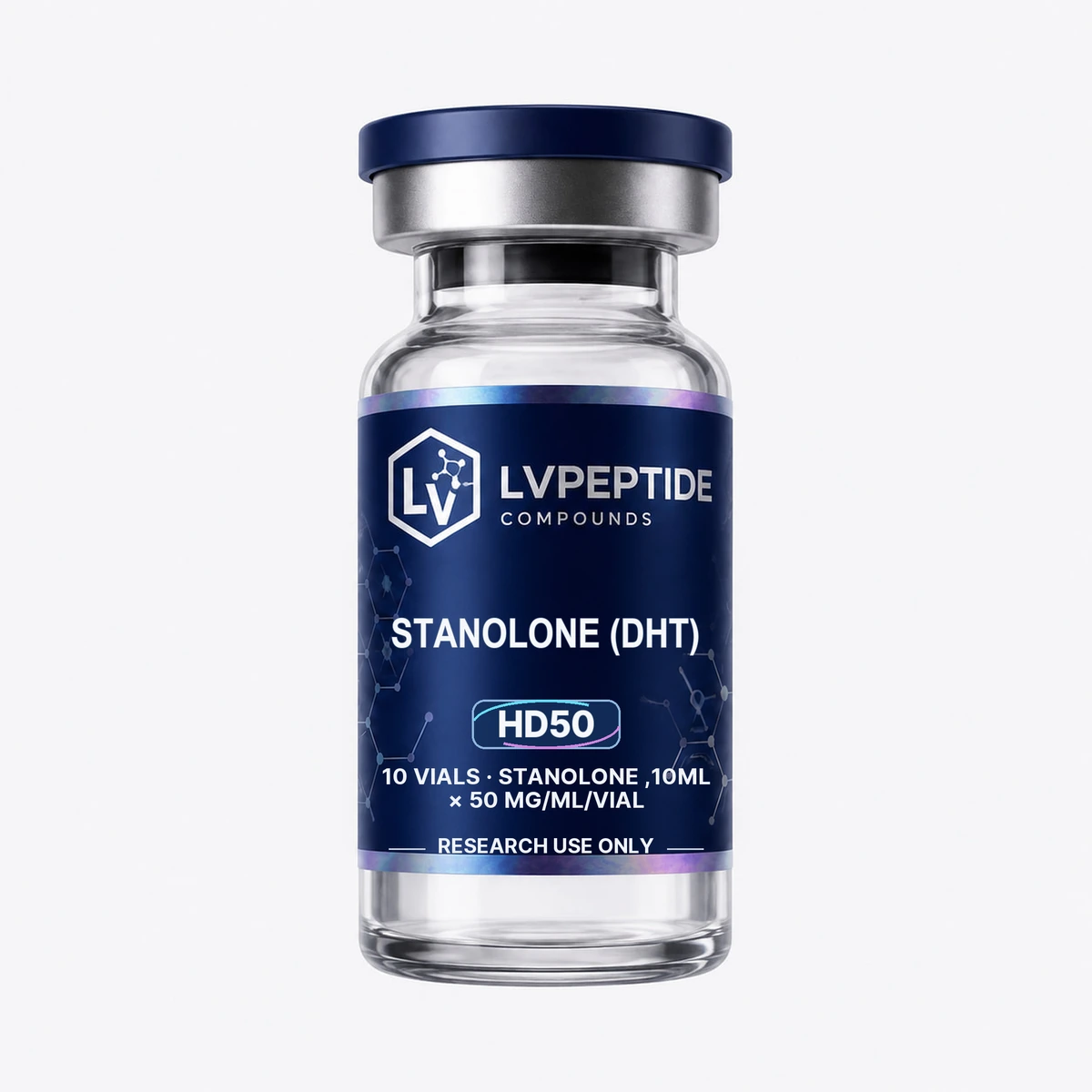 LVPEPTIDE Stanolone (DHT) unified product vial