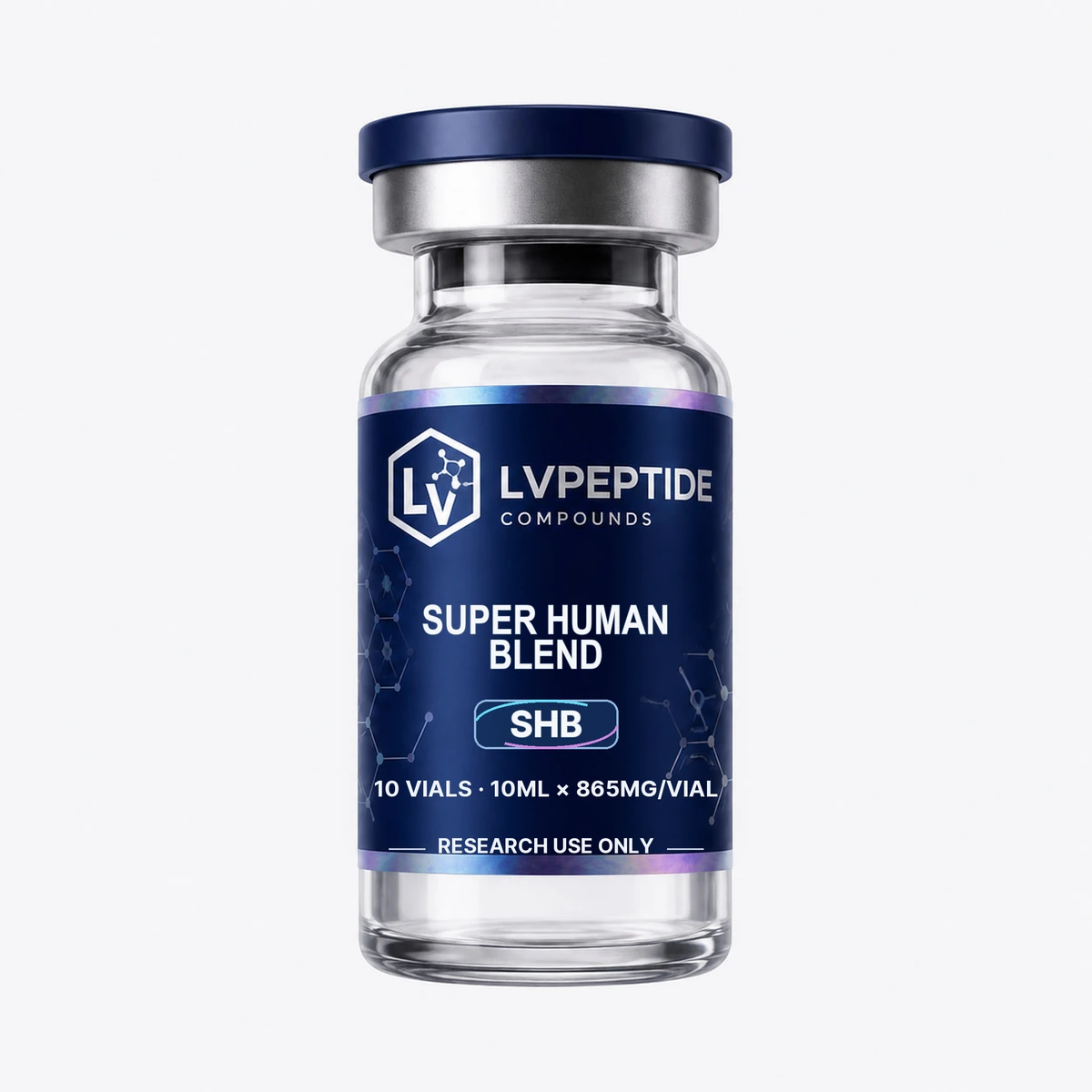 LVPEPTIDE Super Human Blend unified product vial