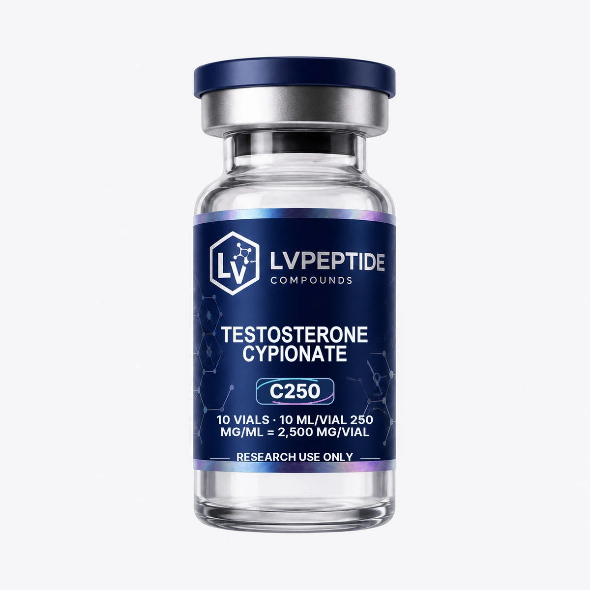 LVPEPTIDE Testosterone Cypionate unified product vial
